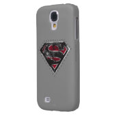 Supergirl Distress Logo Black en Red Case-Mate Samsung Galaxy Hoesje (Achterkant Links)