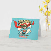 Supergirl doet alles beter dan jij kaart (Gele Bloem)