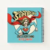 Supergirl doet alles beter dan jij notitieboek (Achterkant)
