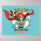 Supergirl doet alles beter dan jij poster (Voorkant)