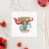 Supergirl doet alles beter dan jij servet (Insitu)