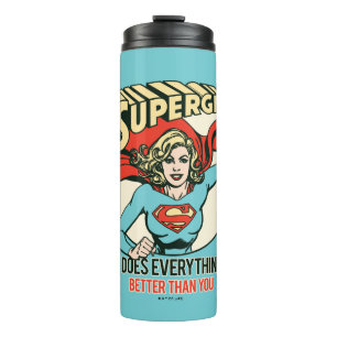 Supergirl doet alles beter dan jij thermosbeker
