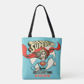 Supergirl doet alles beter dan jij tote bag (Achterkant)