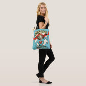 Supergirl doet alles beter dan jij tote bag (Op model)