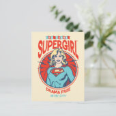 Supergirl Drama gratis in mijn stad Briefkaart (Staand voorkant)