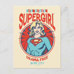 Supergirl Drama gratis in mijn stad Briefkaart