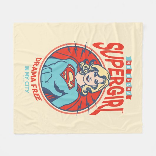Supergirl Drama gratis in mijn stad Fleece Deken (Voorkant (Horizontaal))