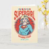 Supergirl Drama gratis in mijn stad Kaart (Gele Bloem)