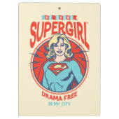 Supergirl Drama gratis in mijn stad Klembord (Achterkant)