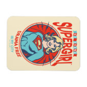 Supergirl Drama gratis in mijn stad Magneet (Horizontaal)