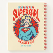 Supergirl Drama gratis in mijn stad Notitieboek (Achterkant)