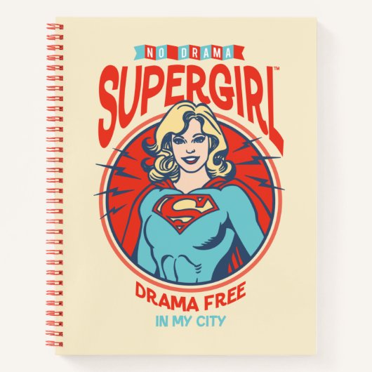 Supergirl Drama gratis in mijn stad Notitieboek (Voorkant)