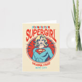 Supergirl Drama gratis in mijn stad Notitiekaartje (Voorkant)