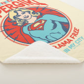 Supergirl Drama gratis in mijn stad Sherpa Deken (3/4)