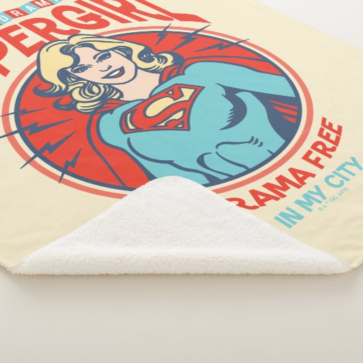 Supergirl Drama gratis in mijn stad Sherpa Deken (3/4)