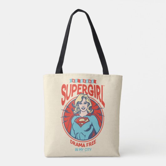Supergirl Drama gratis in mijn stad Tote Bag (Achterkant)