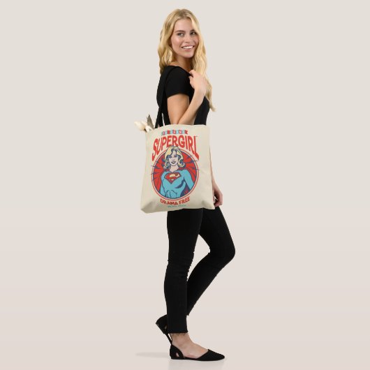 Supergirl Drama gratis in mijn stad Tote Bag (Op model)