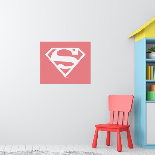 Supergirl Effen S-Schild Poster (Kinderkamer 1)