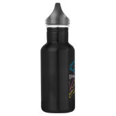 Supergirl en Logo gekleurde contouren Waterfles (Links)