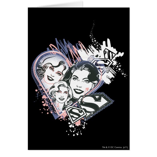 Supergirl Face Collage (Voorkant)