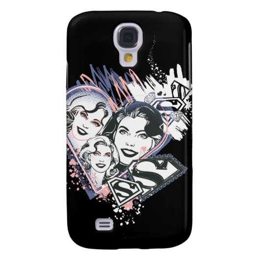 Supergirl Face Collage Case-Mate Samsung Galaxy Hoesje (Achterkant)