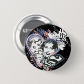 Supergirl Face Collage Ronde Button 5,7 Cm (Voorkant /achterkant)