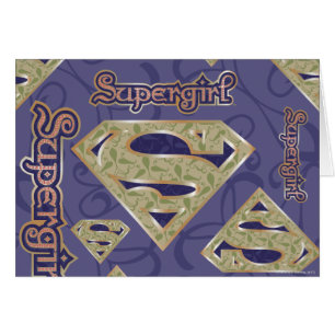 Supergirl Fancy Logo Collage