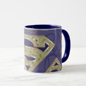 Supergirl Fancy Logo Collage Mok (Voorkant rechts)