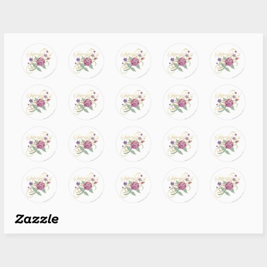 Supergirl Fancy Rozen Ronde Sticker (Vel)