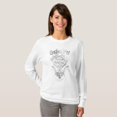 Supergirl Fancy Silver Logo T-shirt (Voorkant volledig)