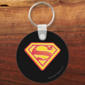 Supergirl Far-Out Logo Sleutelhanger (Voorkant)