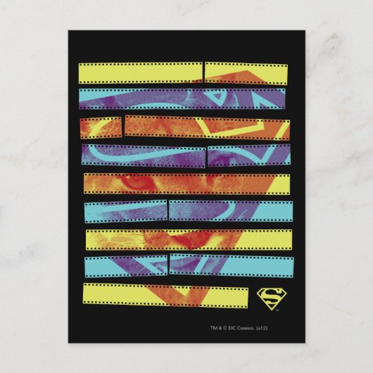 Supergirl Filmstrip Briefkaart (Voorkant)