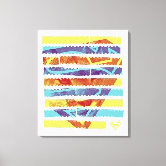 Supergirl Filmstrip Canvas Afdruk (Voorkant)