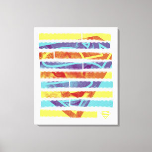 Supergirl Filmstrip Canvas Afdruk