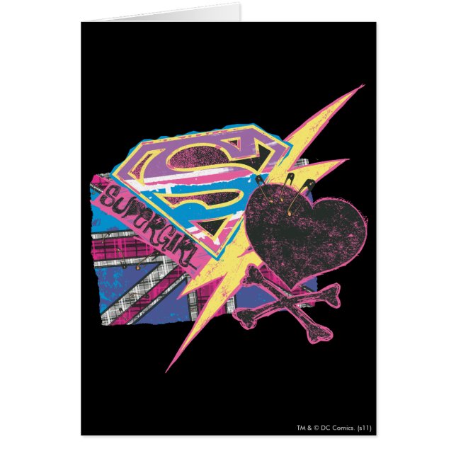 Supergirl Flag en Crossbones (Voorkant)