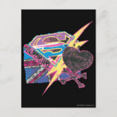 Supergirl Flag en Crossbones Briefkaart (Voorkant)