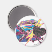 Supergirl Flag en Crossbones Magneet (Voorkant / Achterkant)