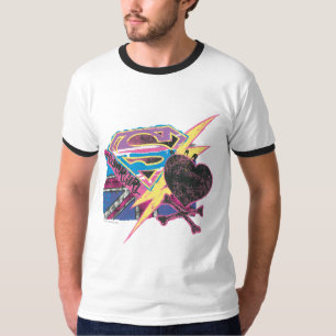 Supergirl Flag en Crossbones T-shirt