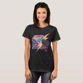 Supergirl Flag en Crossbones T-shirt (Voorkant volledig)