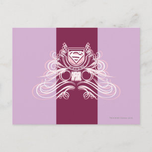 Supergirl Flourish Design Briefkaart