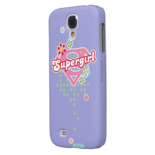 Supergirl Flower Madness Case-Mate Samsung Galaxy Hoesje (Achterkant Links)