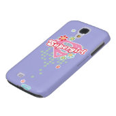 Supergirl Flower Madness Case-Mate Samsung Galaxy Hoesje (Onderkant)