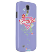 Supergirl Flower Madness Case-Mate Samsung Galaxy Hoesje (Back/Rechts)