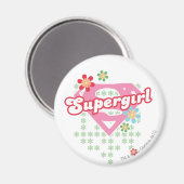 Supergirl Flower Madness Magneet (Voorkant / Achterkant)