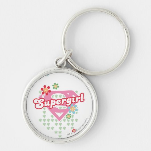Supergirl Flower Madness Sleutelhanger (Voorkant)