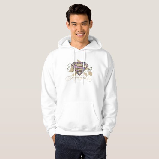 Supergirl Flowers Hoodie (Voorkant volledig)