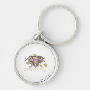 Supergirl Flowers Sleutelhanger