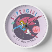 Supergirl Flying Upwards Illustratie (Voorkant)