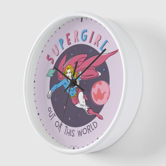 Supergirl Flying Upwards Illustratie (Hoek)