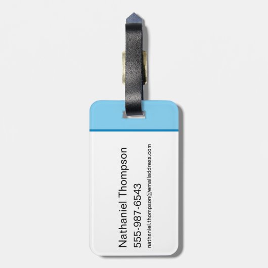 Supergirl Flying Upwards Illustratie Bagagelabel (Achterkant verticaal)